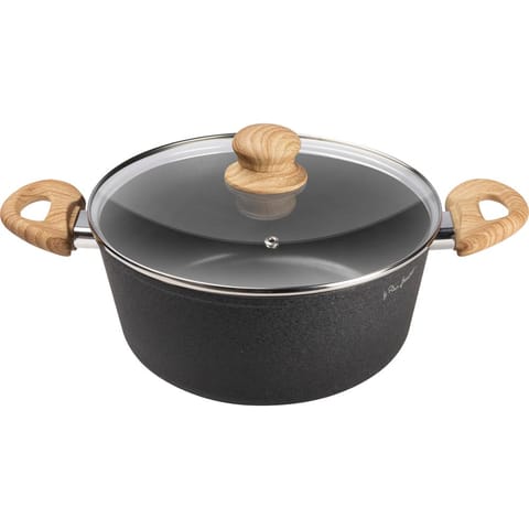 Cratiță cu capac 3.9 L (acoperire antiaderentă) NATUR
