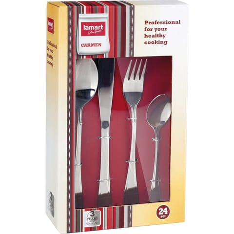 Set tacâmuri Carmen, 24 piese